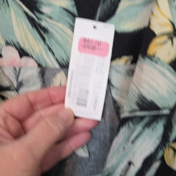 Caribbean Silk Men's Hawaiian Print Button Down XL NWT - Picture 9 of 11